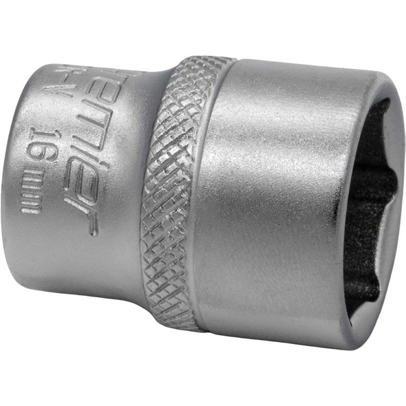Sealey 3/8"Dr Socket 16mm (Micro Satin Finish)