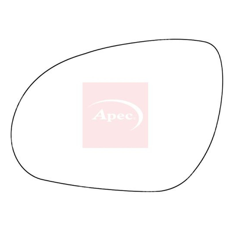 Apec Exterior Wing Mirror Glass Left AMS2135