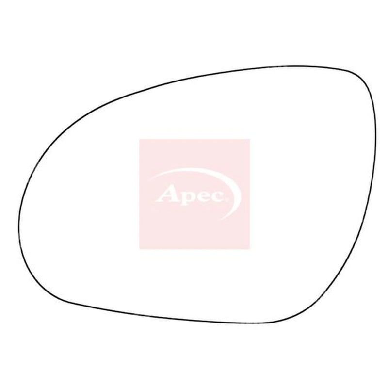 Apec Exterior Wing Mirror Glass Left AMS2135