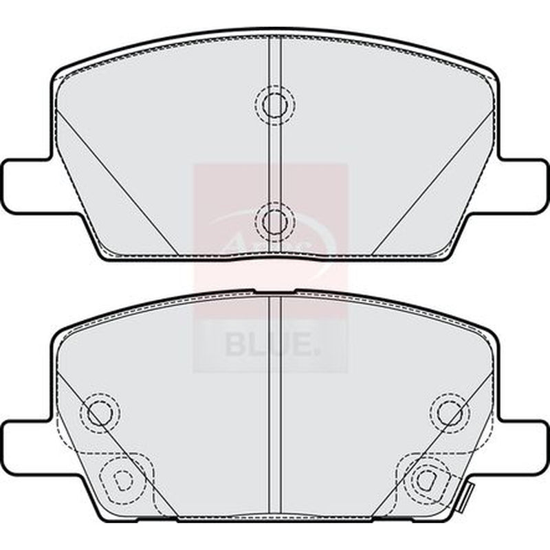 Apec Front Brake Pad Set PD4253