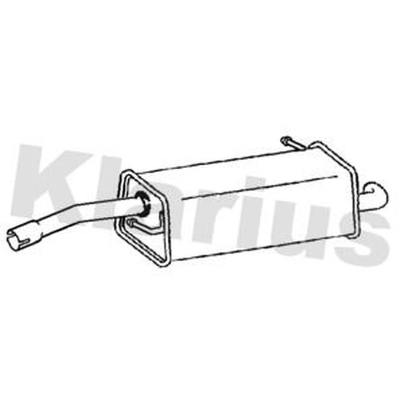 Klarius Box With Tail Pipe Rear FE1129E