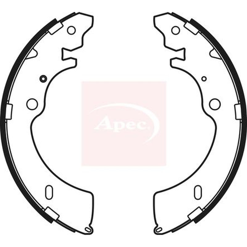 Apec Brake Shoe Set Axle Kit SHU783