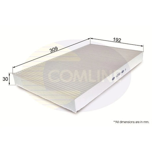 Comline Cabin Air Filter (Pollen Filter) EKF241