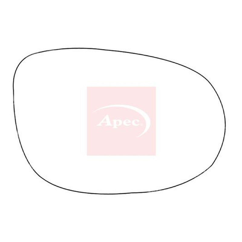 Apec Exterior Wing Mirror Glass Right AMS2646