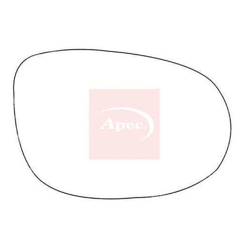 Apec Exterior Wing Mirror Glass Right AMS2646