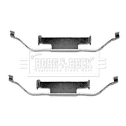 Borg & Beck Brake Pad Accessory Fitting Kit Rear BBK1012