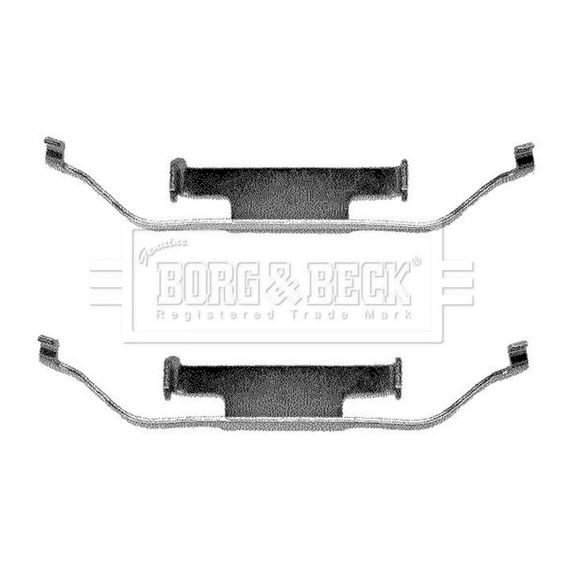 Borg & Beck Brake Pad Accessory Fitting Kit Rear BBK1012
