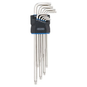 Draper TX-STAR® Extra Long Arm Security Key Set (9 Piece)