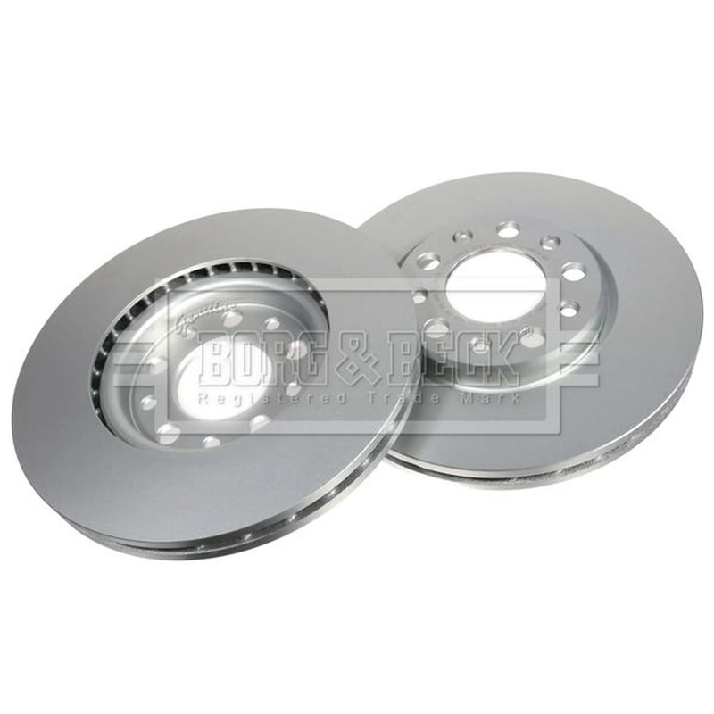 Borg & Beck 2 x Vented Front Brake Discs BBD5205
