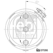 Febi Diaphragm Cylinder 07086