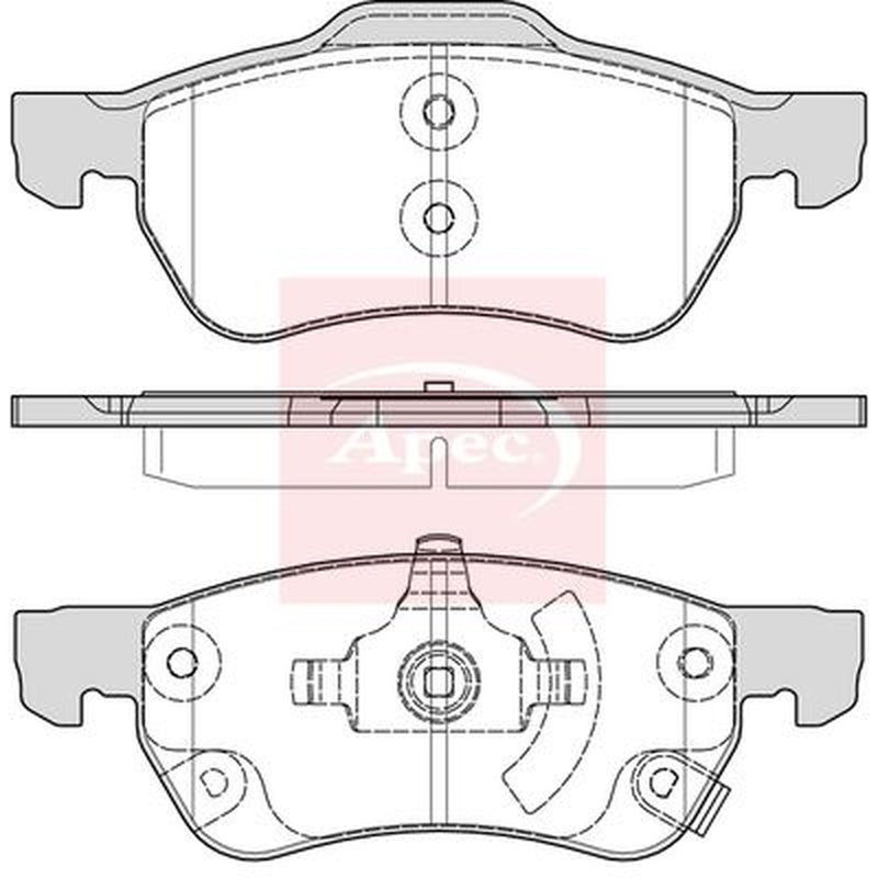 Apec Front Brake Pad Set PAD2368