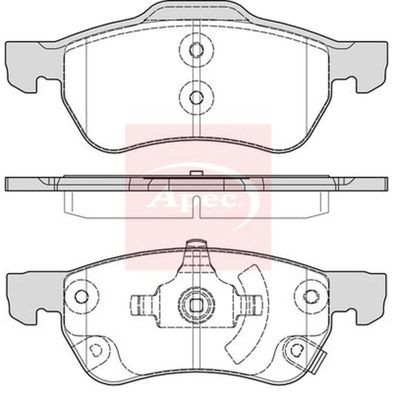 Apec Front Brake Pad Set PAD2368