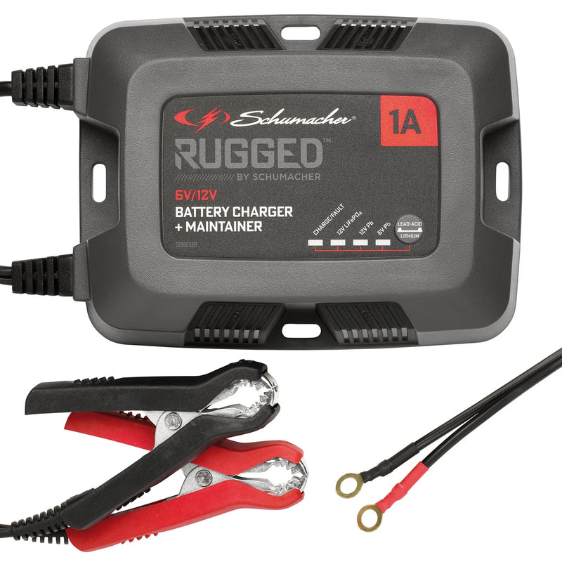 Schumacher 1A Battery Charger SPX457 for 6/12V Batteries