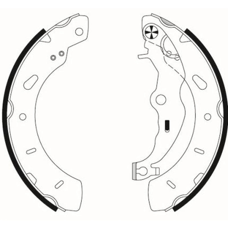 Textar Brake Shoe Set Axle Kit 91079800