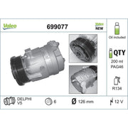 Valeo Air Conditioning Compressor 699077