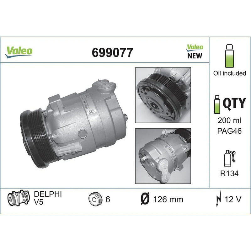 Valeo Air Conditioning Compressor 699077