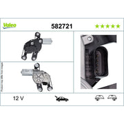 Valeo Front/Rear Wiper Motor Rear 582721