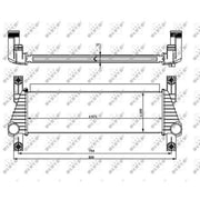 NRF Intercooler (Charge Air Cooler) 30918
