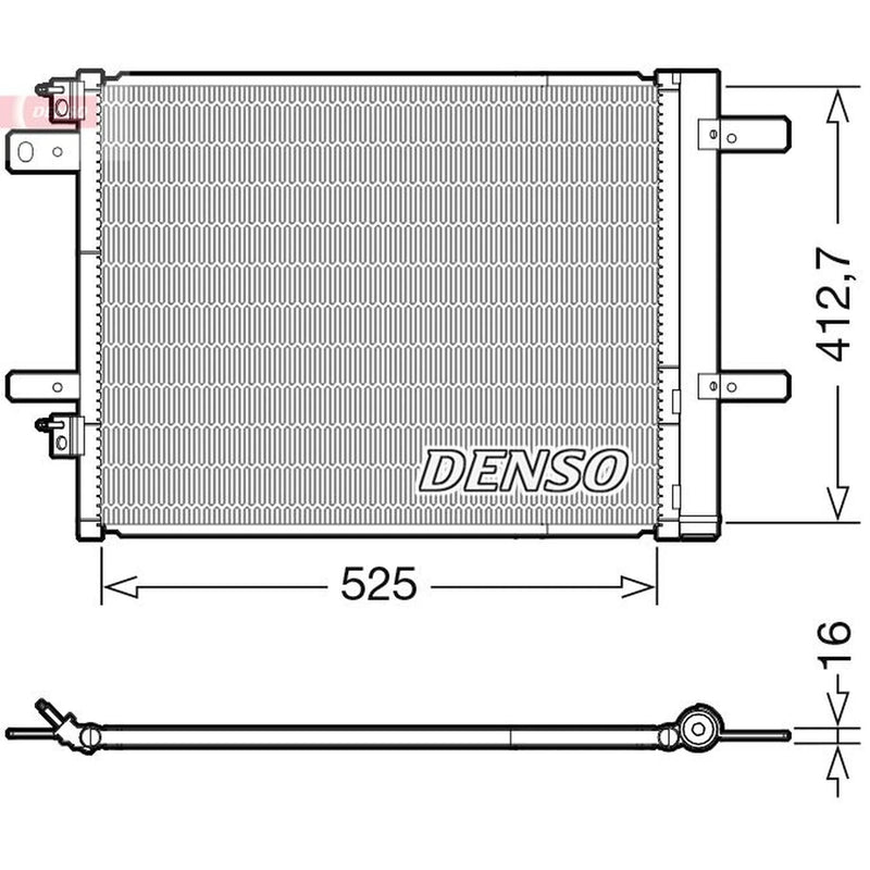 Denso Air Conditioning Condenser DCN21022