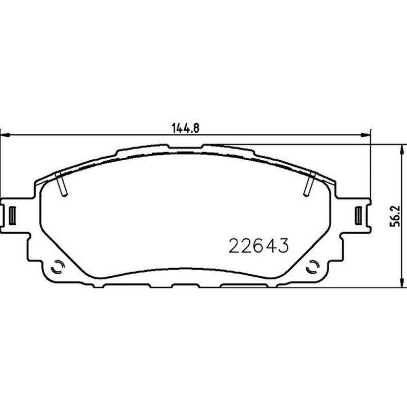 Mintex Brake Pad Set MDB3988