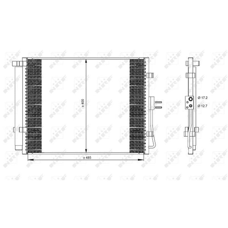 NRF Air Conditioning Condenser 35984
