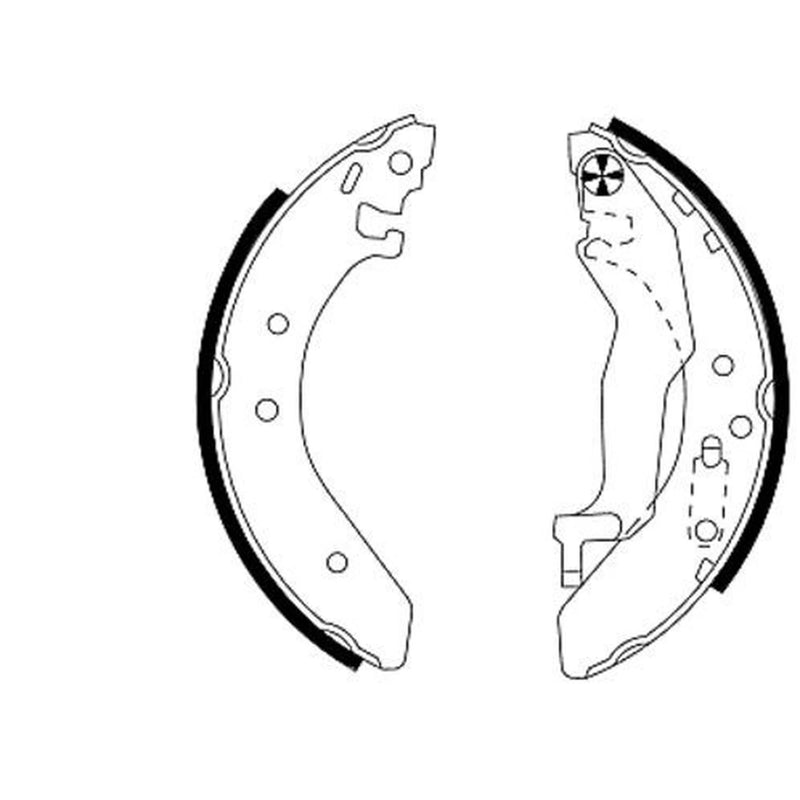 Textar Brake Shoe Set Axle Kit 91043900