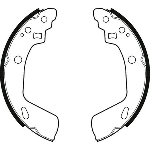 Abtex Brake Shoe Set Axle Kit ABS4361