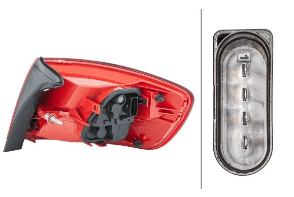 Hella 2VA 354 542-011 Tail Light Assembly