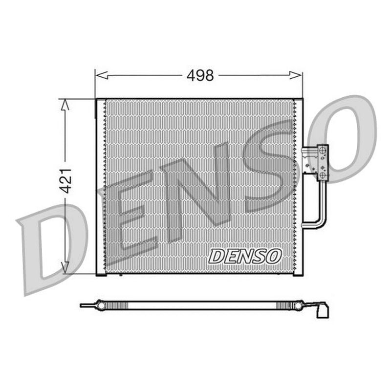 Denso Air Conditioning Condenser DCN05015
