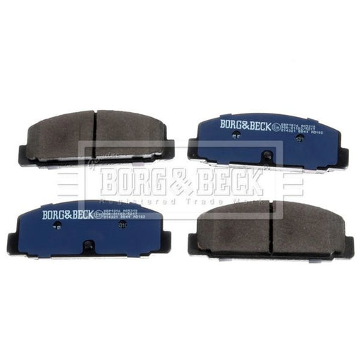 Borg & Beck 4 x Rear Brake Pad Set BBP1816