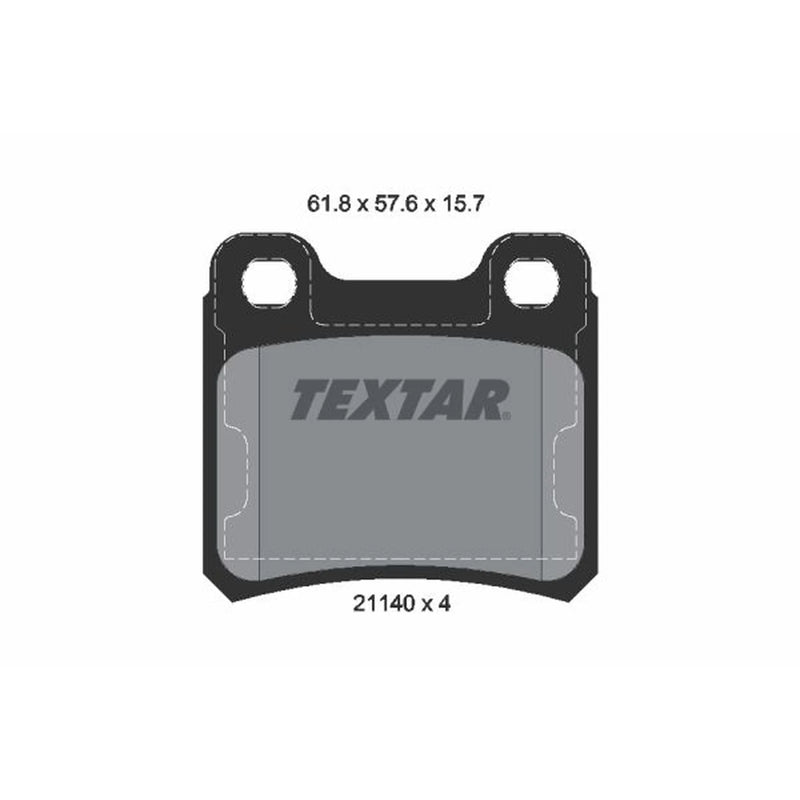 Textar Rear Brake Pad Set 2114001