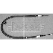 Borg & Beck Handbrake Cable Left Rear BKB3700
