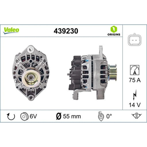 Valeo Car Alternator 12V 439230