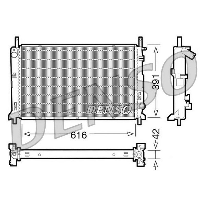 Denso Engine Radiator DRM10071