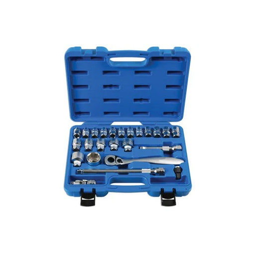 Laser Tools Low Profile Dual Drive Socket Set 1/2"D 24pc - PL