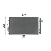 Mahle Air Conditioning Condenser AC 1053 000S