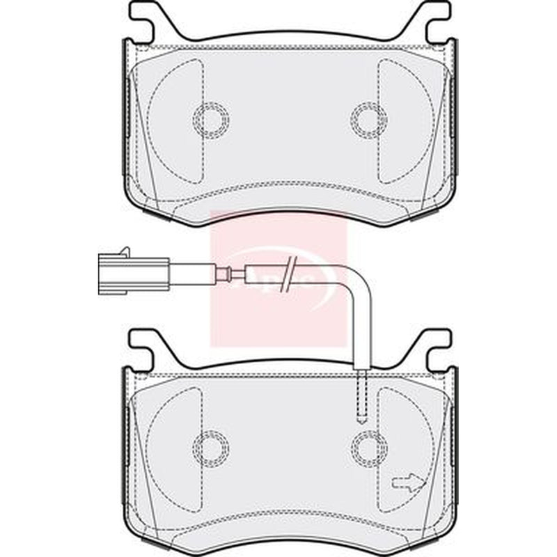 Apec Front Brake Pad Set PAD2149