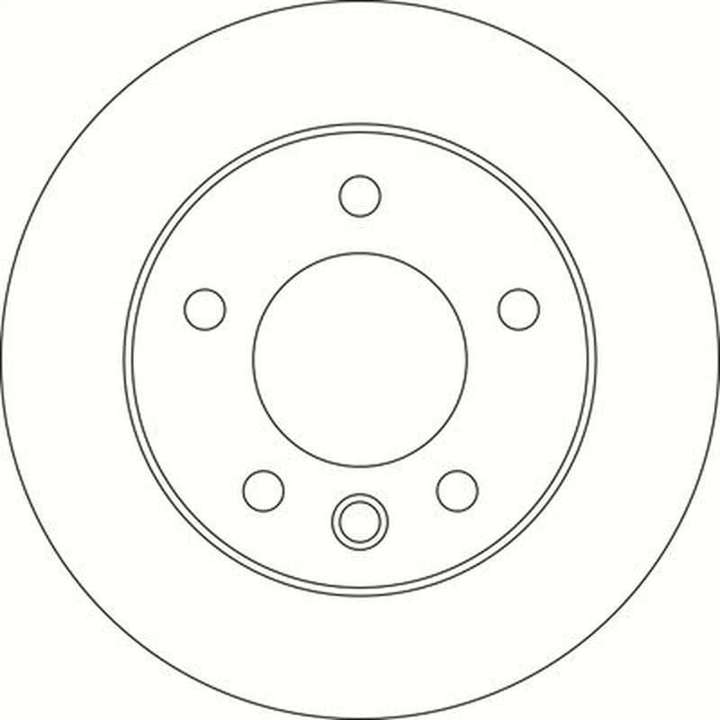 Abtex 2 x Vented Front Brake Discs BD1845V