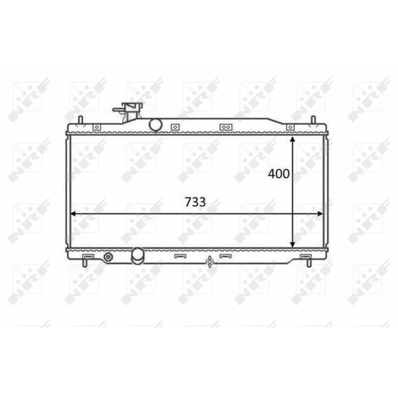 NRF Engine Radiator 58458