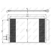 NRF Air Conditioning Condenser 350065