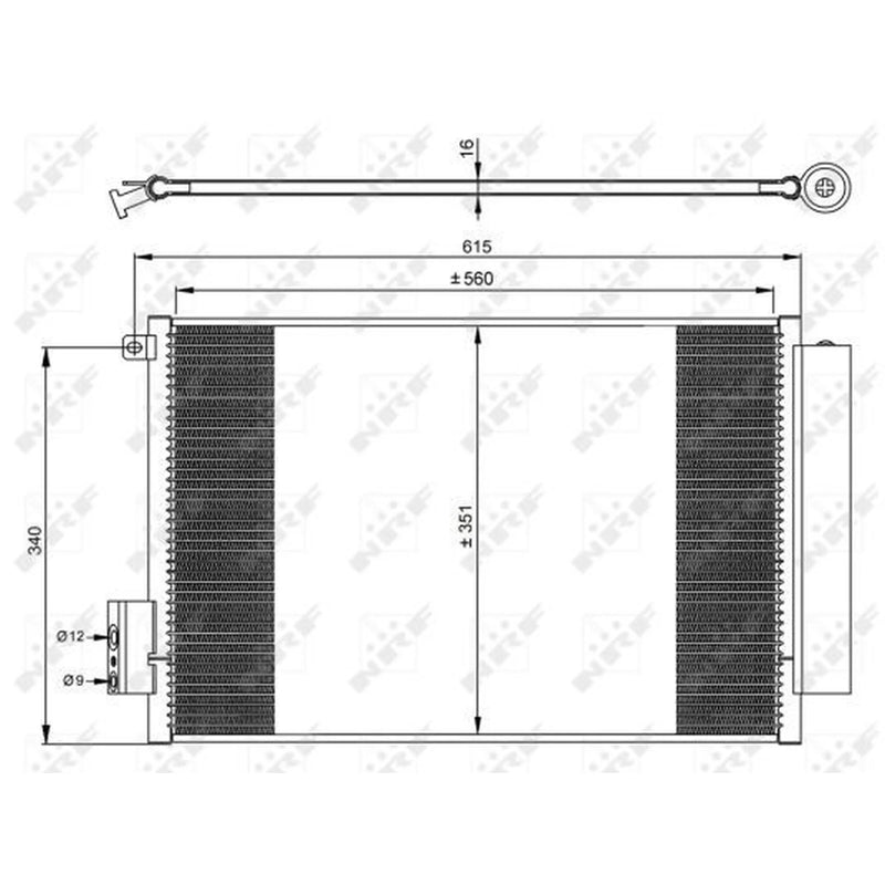 NRF Air Conditioning Condenser 350065