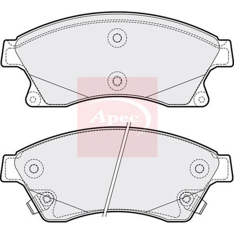 Apec Front Brake Pad Set PAD1771