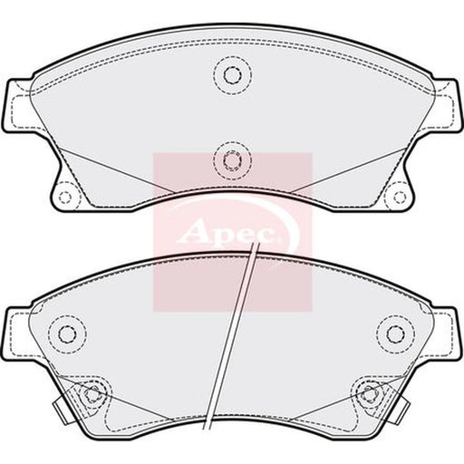 Apec Front Brake Pad Set PAD1771