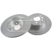 Borg & Beck 2 x Solid Rear Brake Discs BBD4228