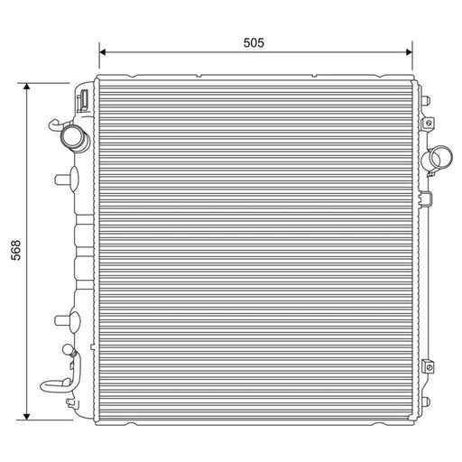 Valeo Engine Radiator 701635
