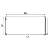 Mahle Air Conditioning Condenser AC 799 000S