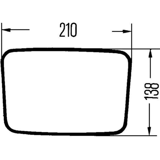 Hella Door / Wing Mirror both sides 8SB 003 609-061