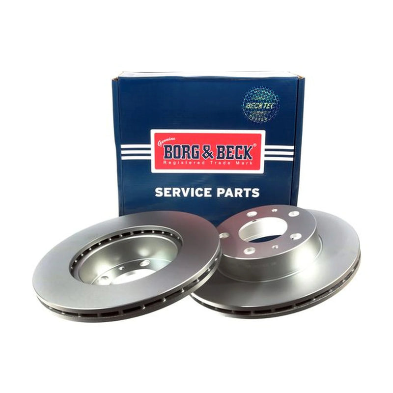 Borg & Beck 2 x Vented Front Brake Discs BBD5112