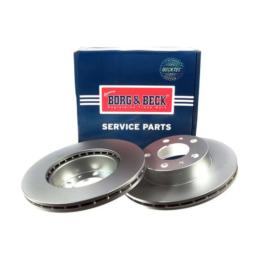 Borg & Beck 2 x Vented Front Brake Discs BBD5112