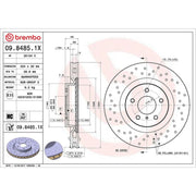Brembo Xtra 2 x Perforated/Vented Front Brake Discs 09.8485.1X
